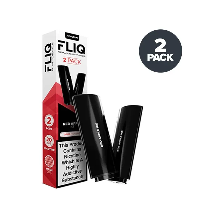 Red Apple Ice Avomi Fliq Prefilled Pods