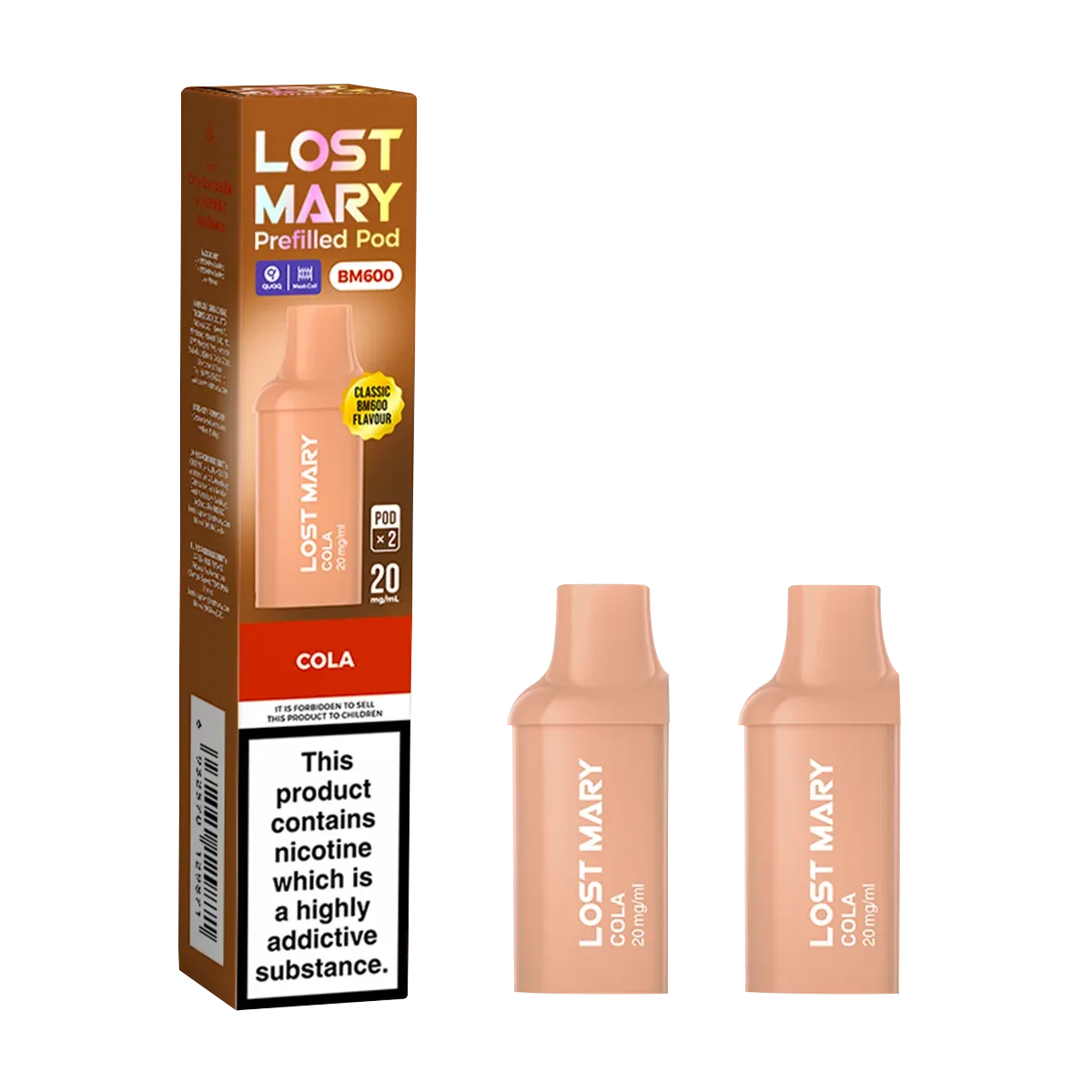 Cola Lost Mary BM600 Pods