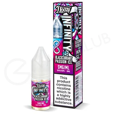 Blackcurrant Passion Ice Nic Salt E-Liquid by Doozy Infinity