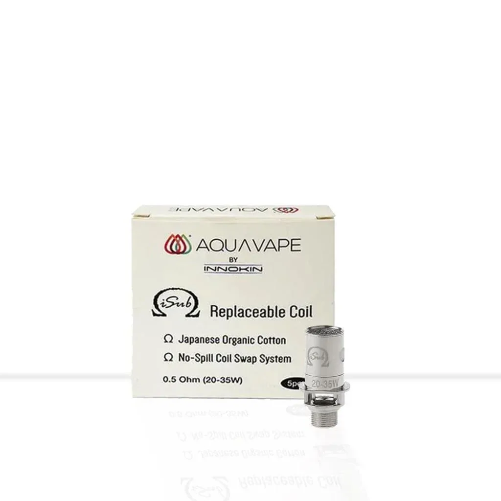 AquaVape I Sub Coils 0.5ohms 5 Pack