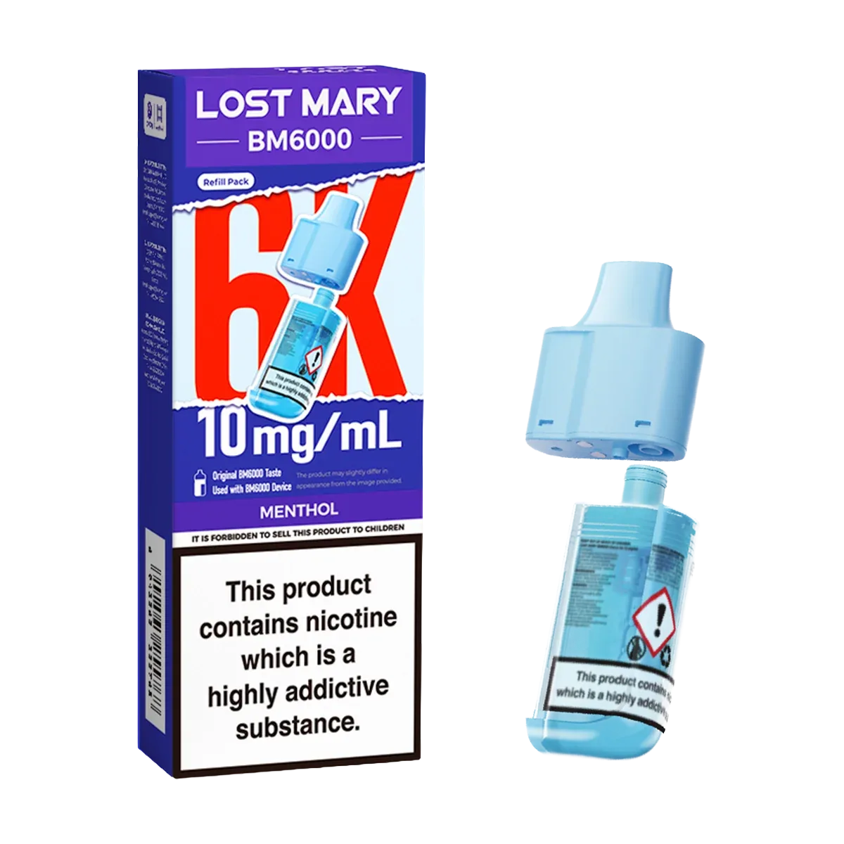 Menthol Lost Mary BM6000 Refill Pack - Image 2