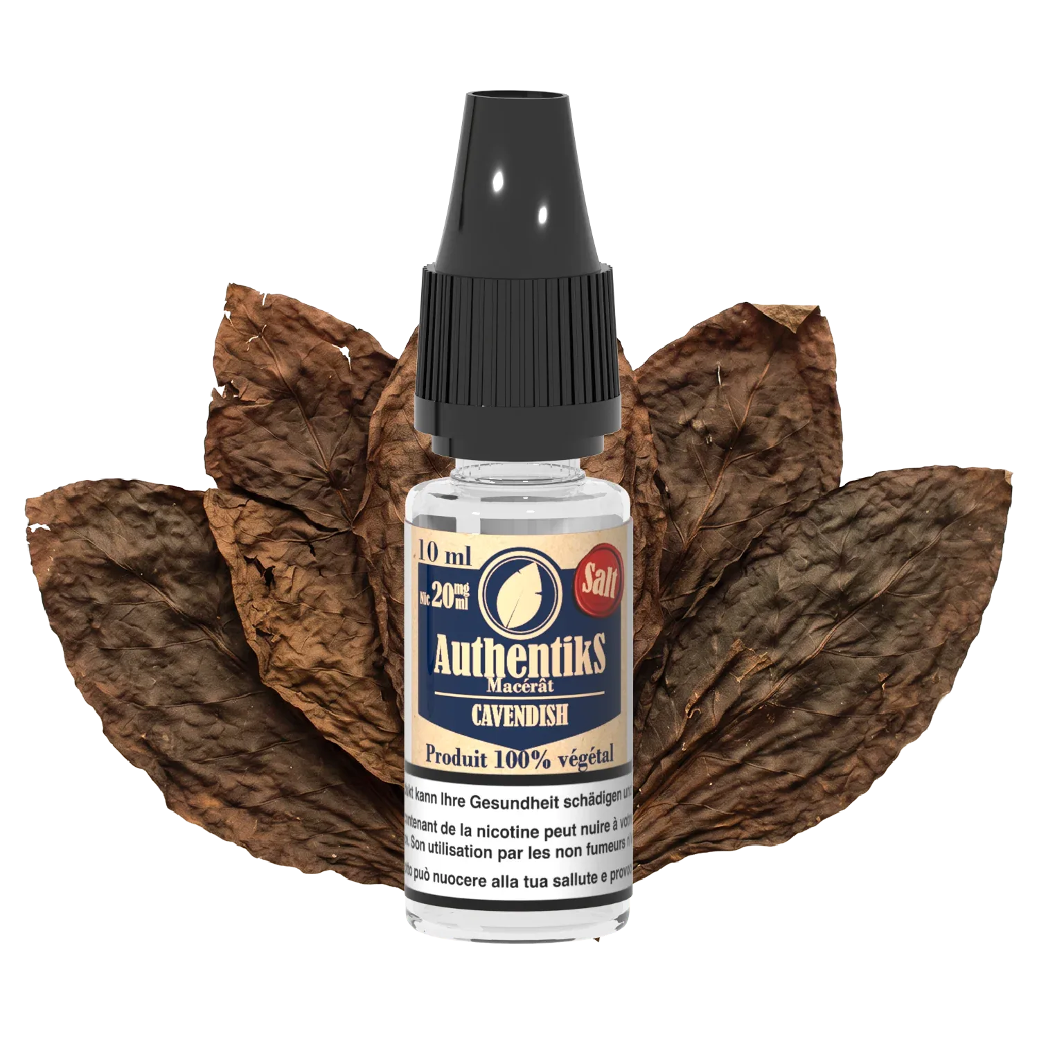 AuthentikS Cavendish salt nicotine e-liquid