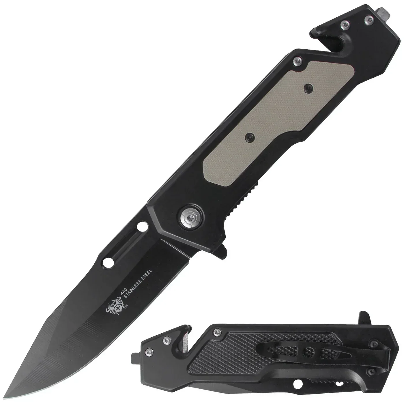 Xtreme - 5.25" Foldable Pocket Knife - Apex Operator