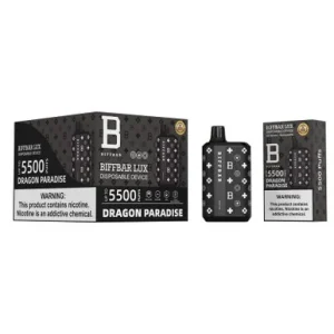 BIFFBAR LUX 5% NIC 13ML DISPOSABLE VAPE 5500 PUFFS