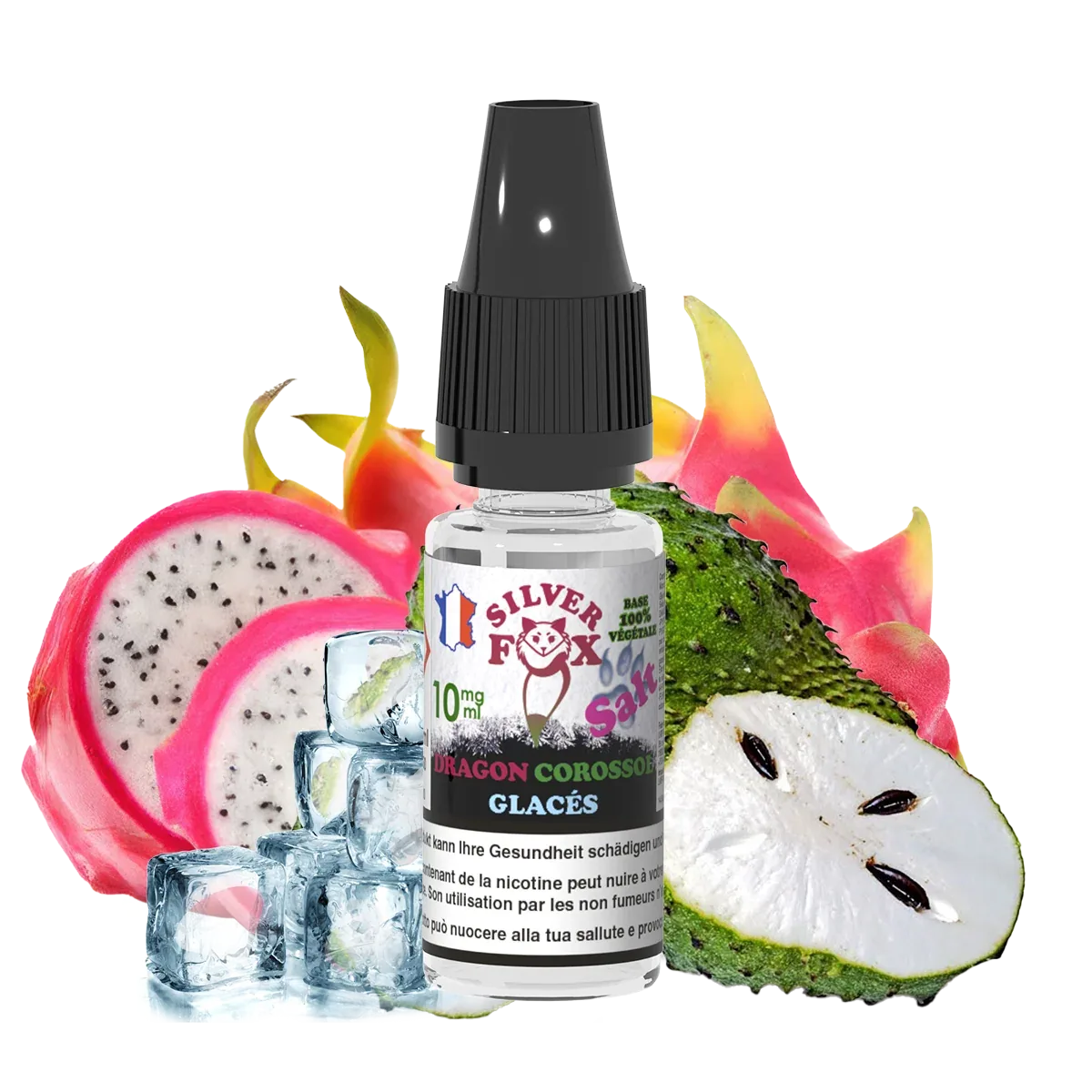 DRAGON COROSSOL ICE Silver Fox 10ml nicotine salt e-liquid