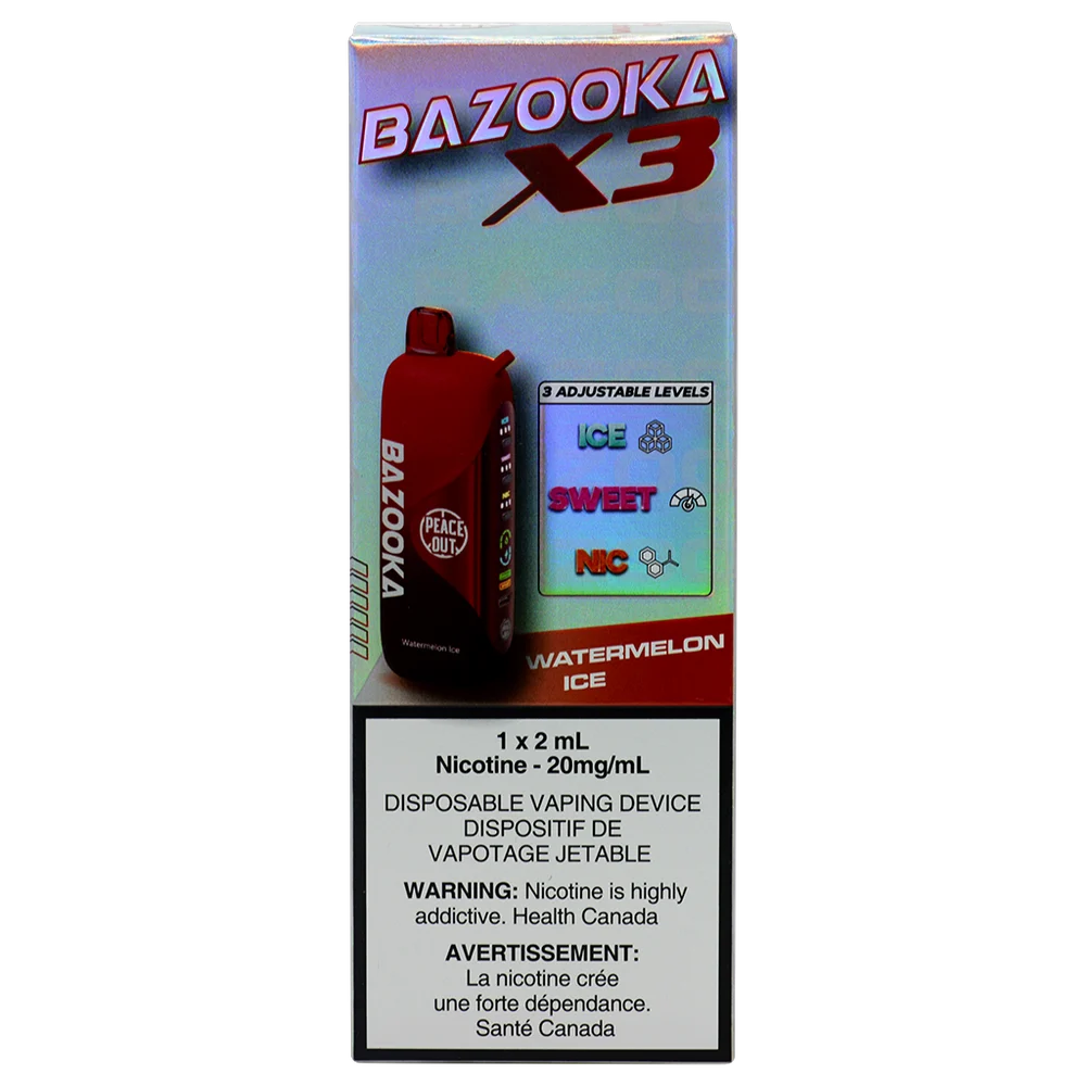 Bazooka X3 Watermelon Ice 2ml 20mg