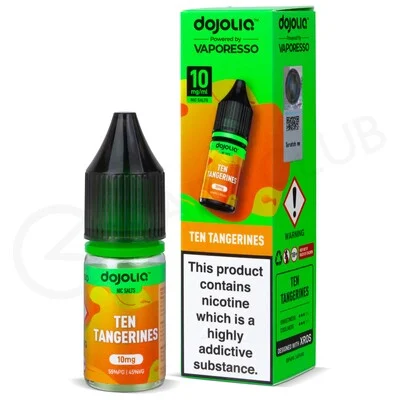 Ten Tangerines Nic Salt E-Liquid by Dojoliq