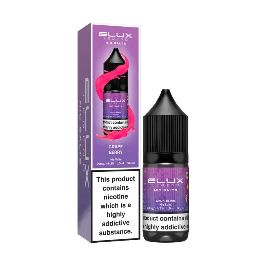 Elux - Legend Nic Salts 10ml - Grape Berry