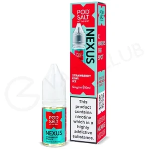 Strawberry Kiwi Ice Nic Salt E-Liquid by Pod Salt Nexus