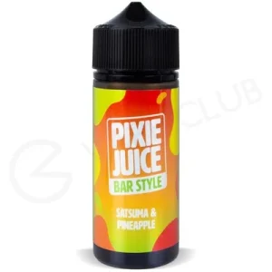 Satsuma & Pineapple Shortfill E-Liquid by Pixie Juice Bar Style 100ml