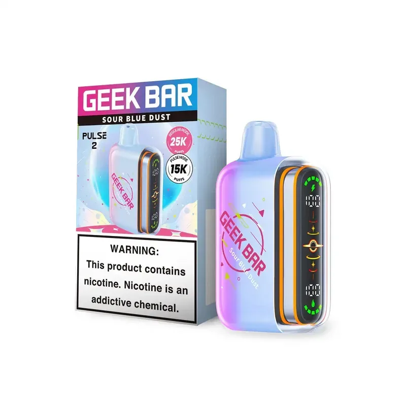 Geek Bar Pulse 2 Sour Blue Dust - Geek Bar Pulse 2 Sour Blue Dust