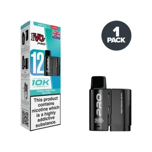 Fresh Menthol Mojito IVG Pro 12 Refill Pack