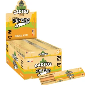 Cactus 1 1/4 Hemp Cones (6ct)