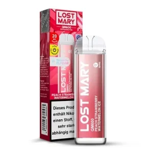 ELF Bar - Lost Mary - QM600 - Peach Strawberry Watermelon Ice - Mr-Joy.com