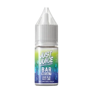 Sour Blue Razz Lime Nic Salt by Just Juice Bar