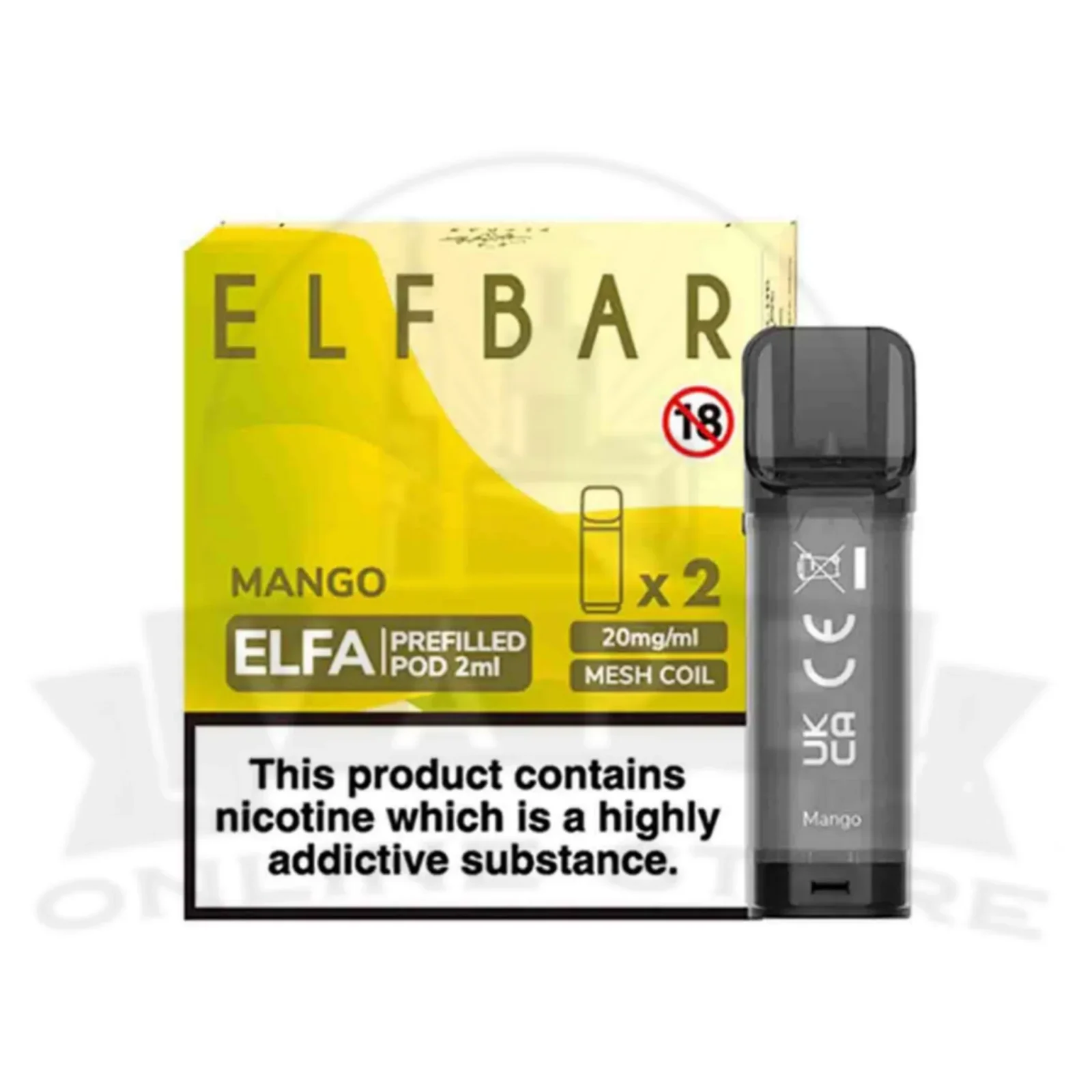 Mango Elfa Pre-filled Pods By Elf Bar