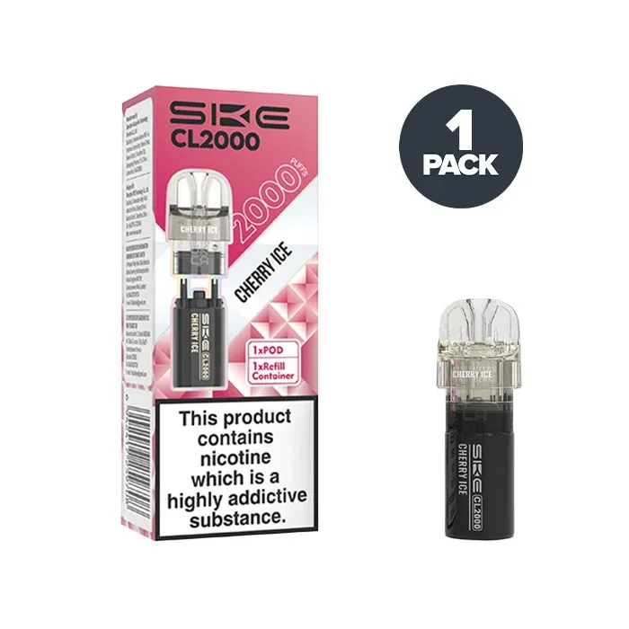 Cherry Ice SKE CL2000 Prefilled Pods