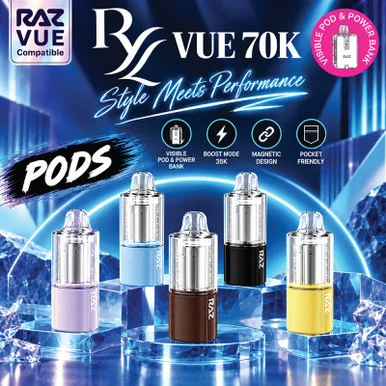 RYL VUE X RAZ 70,000 PUFFS DISPOSABLE VAPE (POD ONLY)