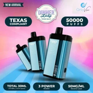 Dinner Lady Row DL50K Vape Texas Compliant