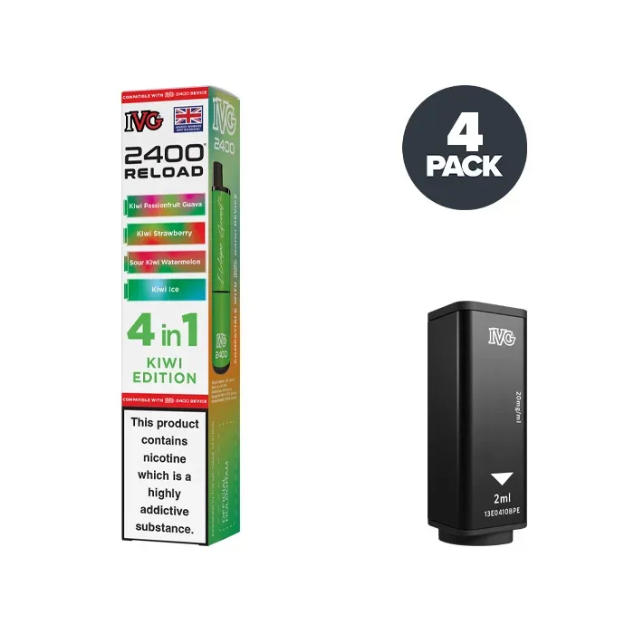 Kiwi Edition IVG 2400 Reload 4 in 1 Prefilled Pods