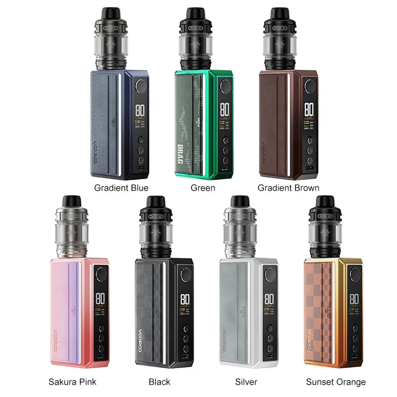 Voopoo Drag 5 177W Box Mod Kit with Uforce-X Tank Atomizer 5.5ml - Image 2