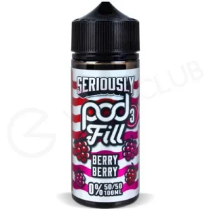 Berry Berry Shortfill E-Liquid by Seriously Pod Fill 3 100ml