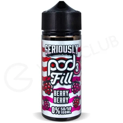Berry Berry Shortfill E-Liquid by Seriously Pod Fill 3 100ml