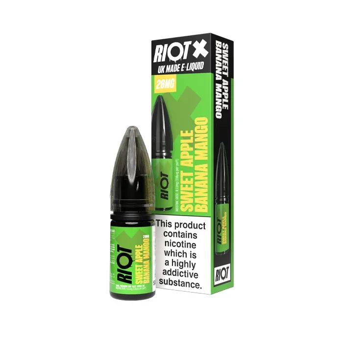 Sweet Apple Banana Mango Nic Salt by Riot X