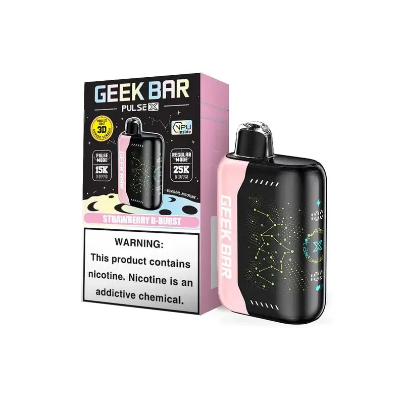 Geek Bar Pulse X Strawberry B Burst - Geek Bar Pulse X Strawberry B Burst