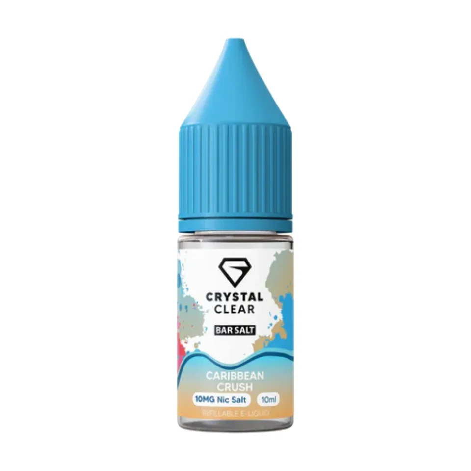 Crystal Clear Nic Salt Eliquid 10ml - Caribbean Crush