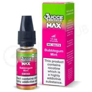 Bubblegum Mint Nic Salt E-Liquid by Jucce Max
