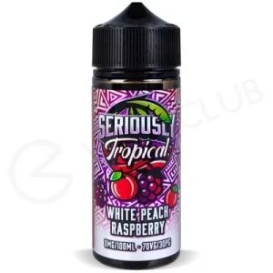 White Peach Raspberry Shortfill E-Liquid by Seriously Tropical 100ml