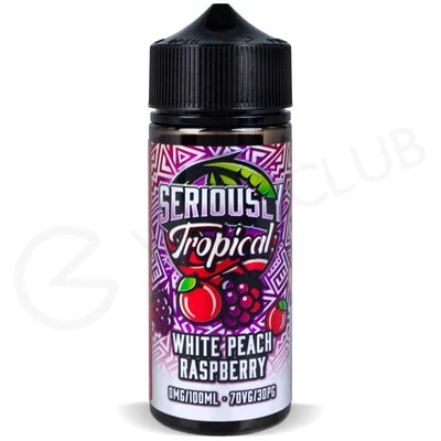 White Peach Raspberry Shortfill E-Liquid by Seriously Tropical 100ml