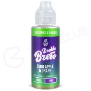 Sour Apple Grape Shortfill E-Liquid by Double Brew Bar Series 100ml