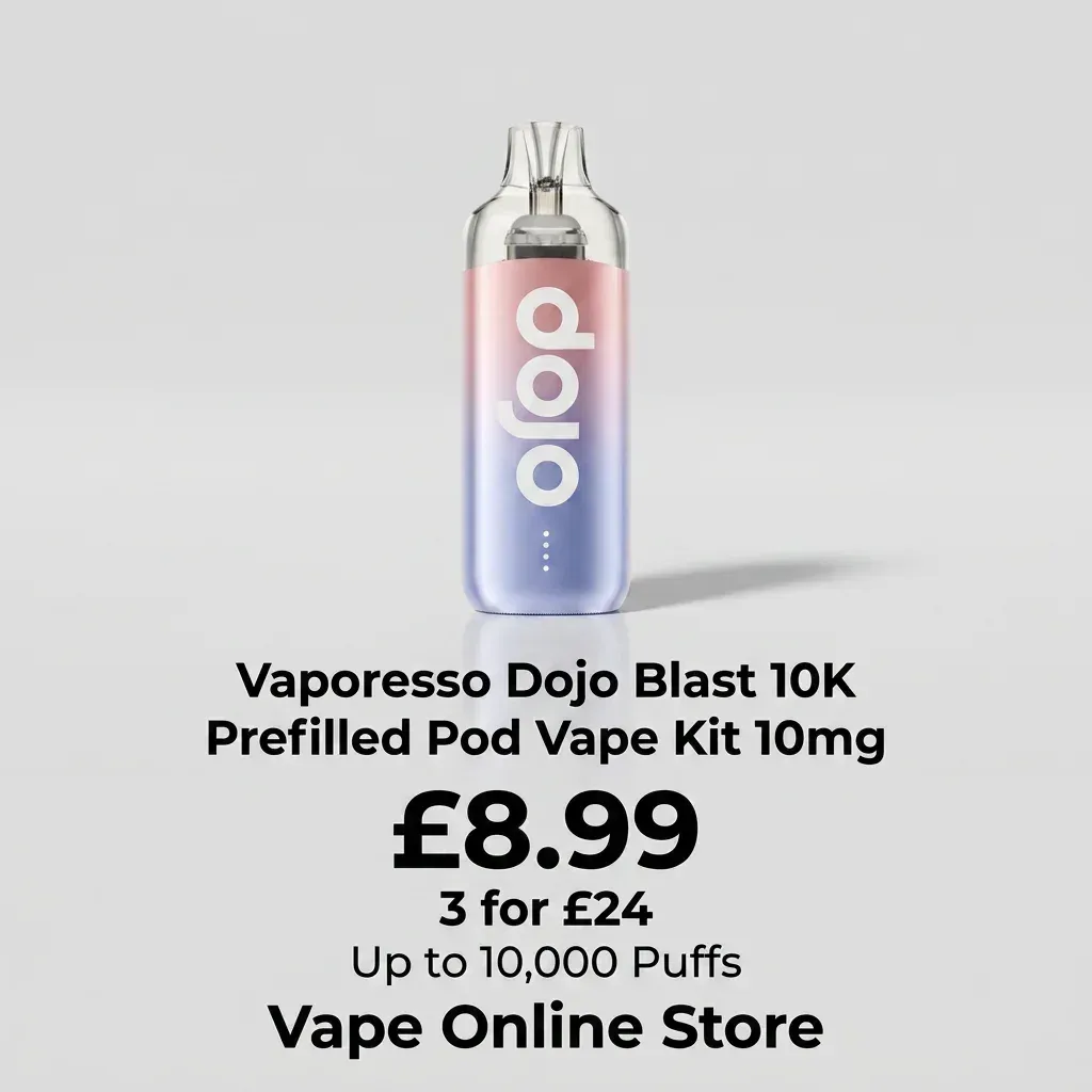 Vaporesso Dojo Blast 10K Prefilled Pod Vape Kit 10mg - Image 2