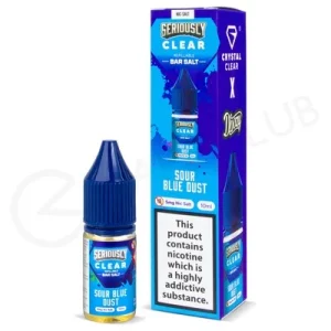 Sour Blue Dust E-Liquid by Seriously Clear Bar Salt