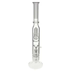 The Double Play - Hydros Glass Bong - 17"