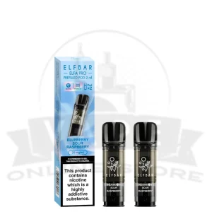 Blueberry Sour Raspberry Elfa Pro Prefilled Pods By Elfbar
