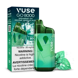 Vuse Go Spearmint Ice 8000 Puffs