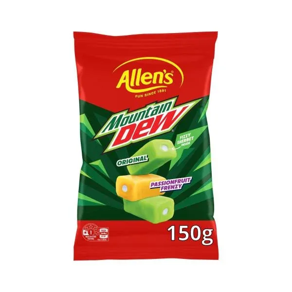 Allen's MountainDew Original Fizzy Sherbet Inside 150 g