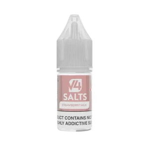 V4 Vapour Strawberry Milk 10ml Nic Salt E-Liquid