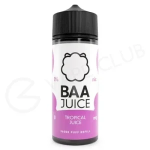 Tropical Juice Shortfill E-Liquid by Baa Juice 100ml