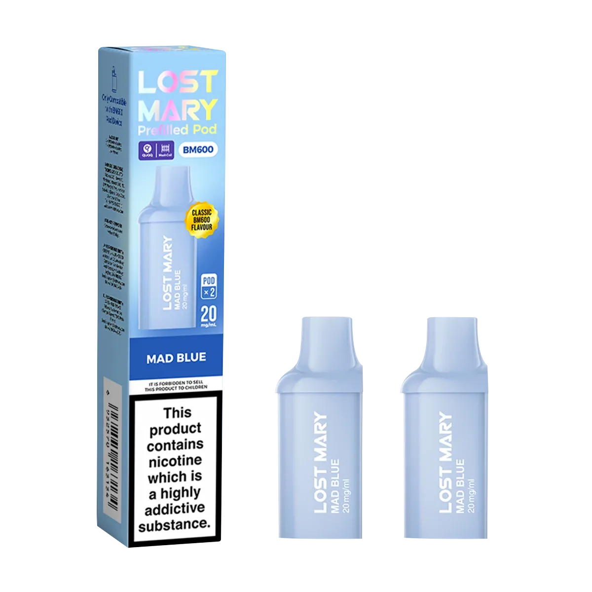 Mad Blue Lost Mary BM600 Pods