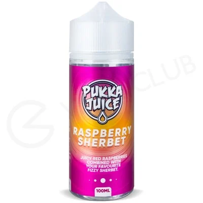 Raspberry Sherbet Shortfill E-Liquid by Pukka Juice 100ml