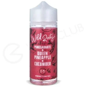 Pomegranate, Queen Pineapple & Cucumber Shortfill E-Liquid by Wild Roots 100ml