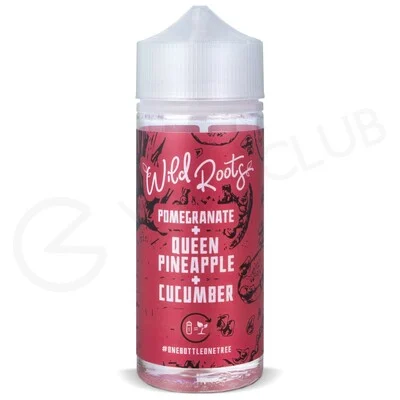 Pomegranate, Queen Pineapple & Cucumber Shortfill E-Liquid by Wild Roots 100ml