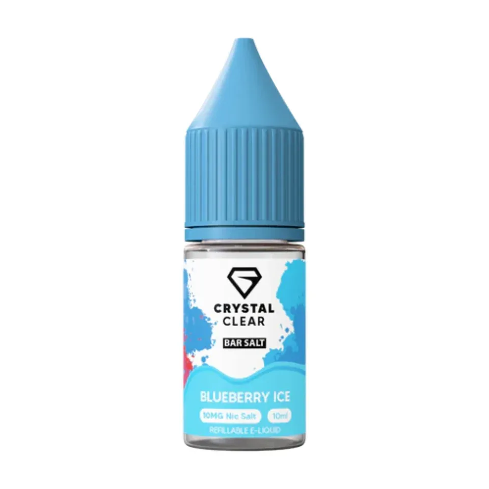 Crystal Clear Nic Salt Eliquid 10ml - Blueberry Ice