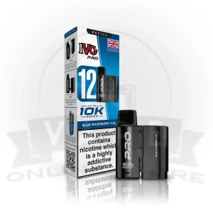 Blue Raspberry Ice IVG Pro 12 Prefilled Replacement Pods