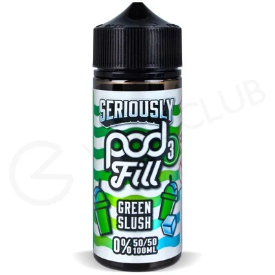 Green Slush Shortfill E-Liquid by Seriously Pod Fill 3 100ml