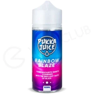 Rainbow Blaze Shortfill E-Liquid by Pukka Juice 100ml